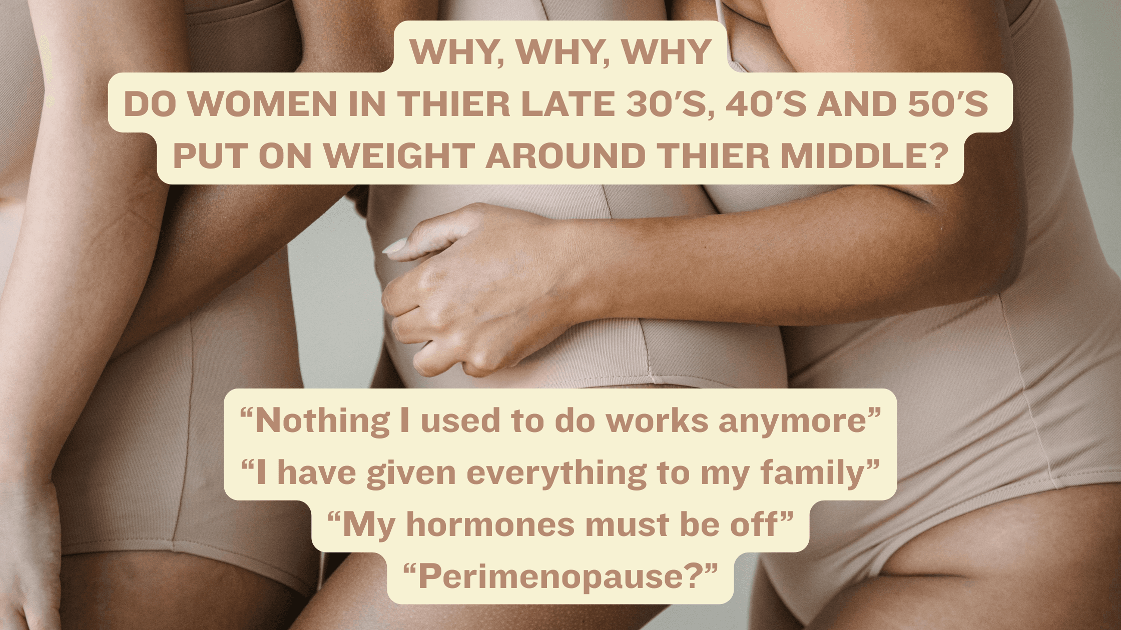 Why Do Women in Their 40s Gain Weight? An Evidence‑Based Analysis (applies to late 30's and 50's too)